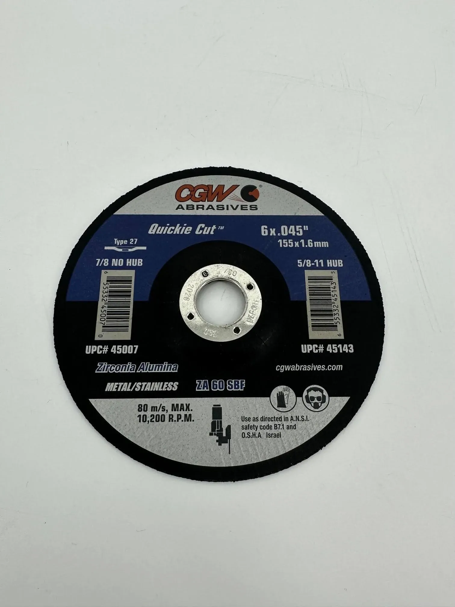 CGW 6-Inch Quickie Cut Extra Thin Cut-Off Wheels