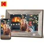 Kodak 1013W 10.1-inch WIFI Touch Screen with Grey Wood Tone Frame