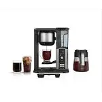 Ninja Hot & Iced XL-Kaffeemaschine mit Rapid Cold Brew, 4 Brühstile, 8 Größen, kleine Tasse für Reisebecher, Einzelportion-Kaffeebrauer, 12-Tassen-Karaffe, permanenter Filter, abnehmbarer Reservoir,