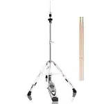 YEASOUL Hi Hat Stand,Cymbal Stand,High Hat Stand with Pedal,Practice High Hat Great for 8'' 10'' 12'' 13'' 14'' 15'' 16''Cymbals