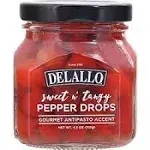 DeLallo Pepper Sweet Tangy Drops, 4.3 oz (Pack of 6)