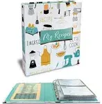 Personal Recipe Organizer W Retro Picture On Cover New