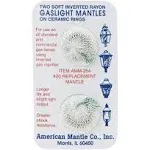 AMERICAN MANTLE COMPANY INC 254 Soft Inverted Mantle Fitted, 2-Pack , 