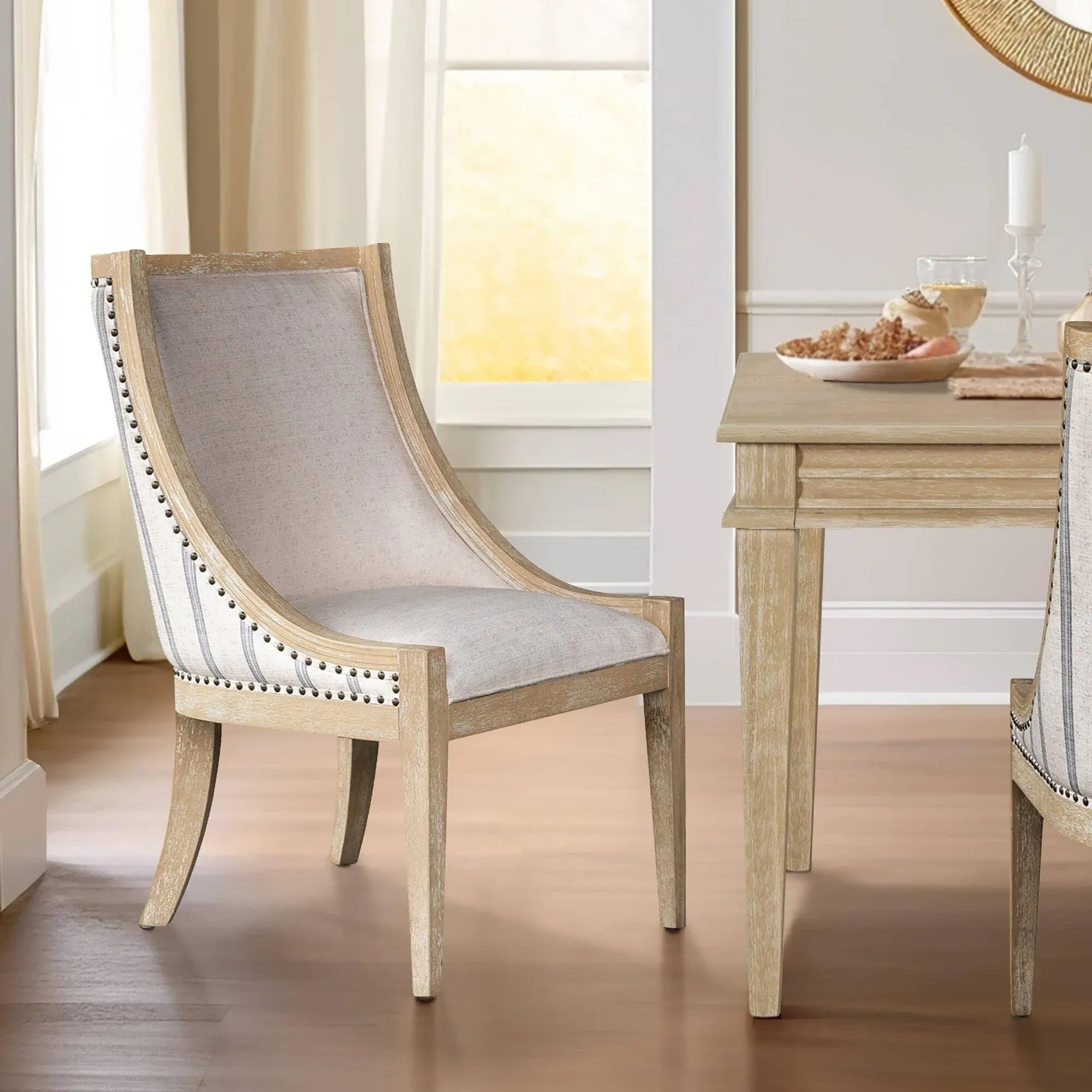 Elmcrest Upholstered Dining Chair with Nailhead Trim