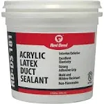 Red Devil 0841DS RD-DS 181 Acrylic Latex Duct Sealant, 1/2 Gallon, Gray