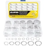 Snap Ring Set, 325PCS Retaining Ring Set 15 Sizes 304 Stainless Steel Externa...