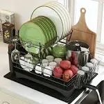 Adjustable Stainless Steel Two Tier Dish Rack MAJALIS