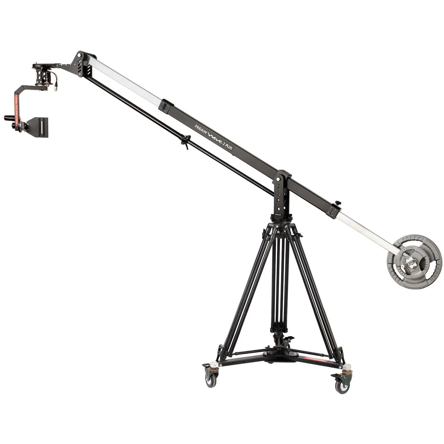 Proaim 10' Wave-2 Jib & Tripod Kit with Pan/Tilt Head & Zoom Controller