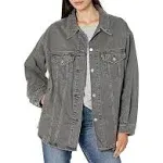 Levi's Women's Wash Trucker Shacket Black Small