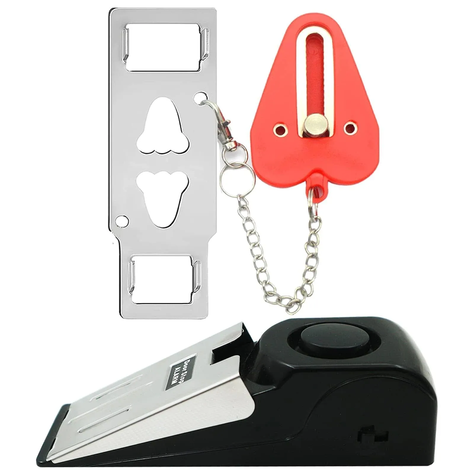 Upgraded Portable Door Lock &amp; Door Stop Alarm, Dual Protection Security Door