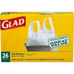 Glad 13 Gallon Handle-Tie Kitchen Trash Bags (26 ct)