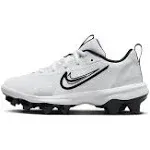 Nike Kids' Force Trout 9 Pro MCS Baseball Cleats, Size 4, White/Black