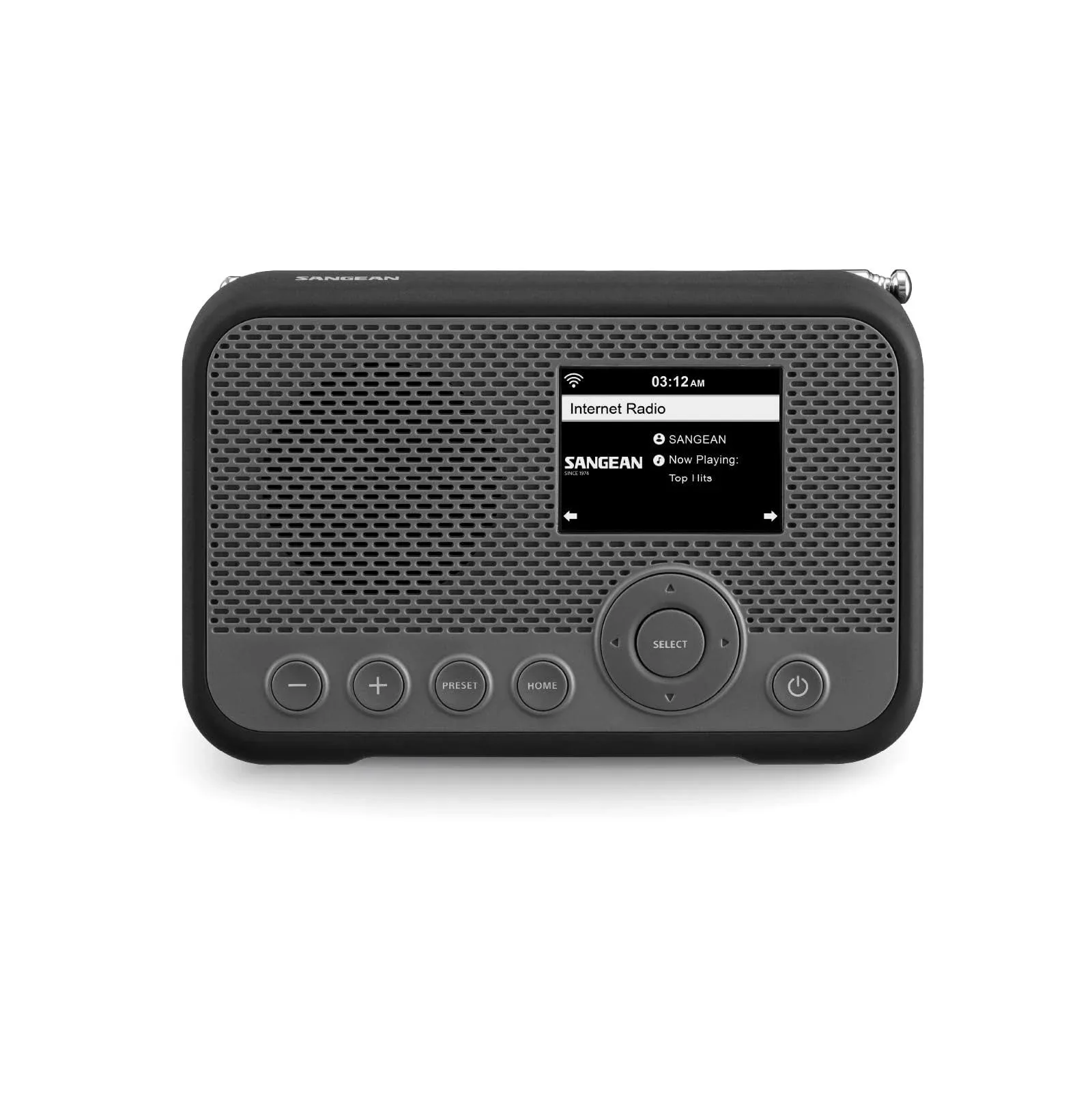 Sangean WFR-39 FM-RBDS/Internet Radio with Spotify Connect, AirMusic Control Rechargeable Portable Digital Radio