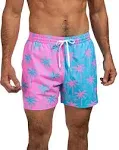 Chubbies Men's Classic 5.5" Swim Trunks, Medium, Prince of Prints