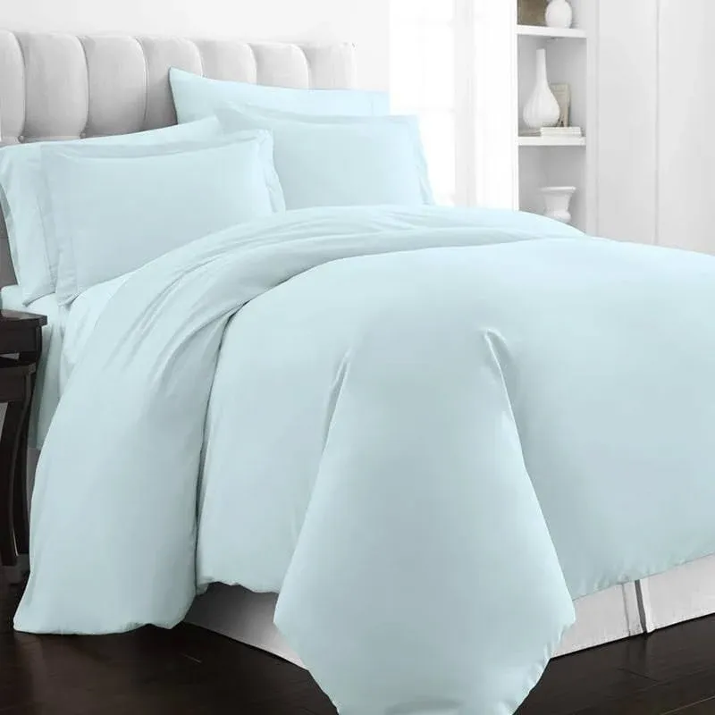 Pizuna 400 Thread Count Duvet Cover Set Long Staple Cotton Cover