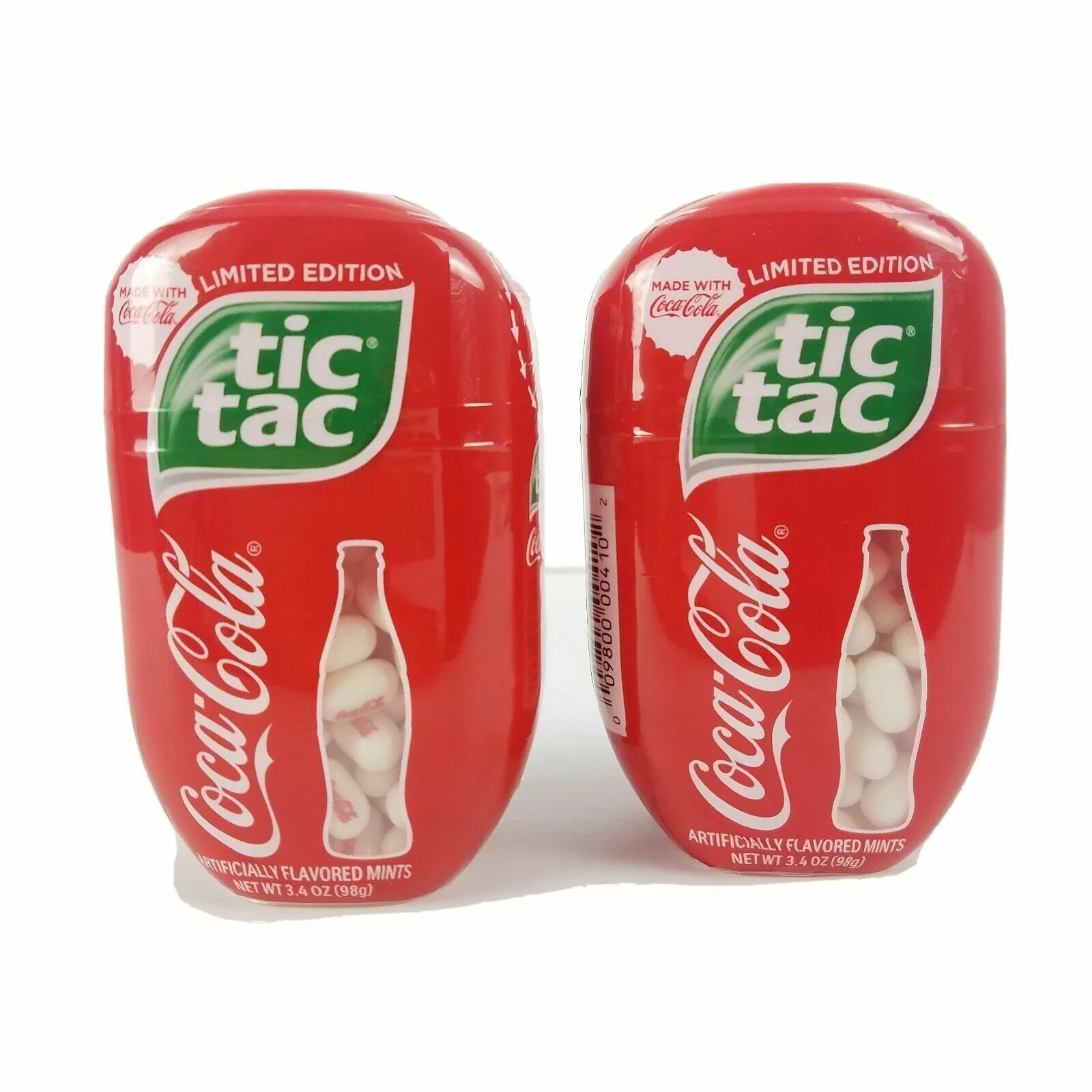 2-Pack Coca Cola Flavored Tic Tac 3.4 oz/200 Count COKE LIMITED EDITION JUMBO Sz