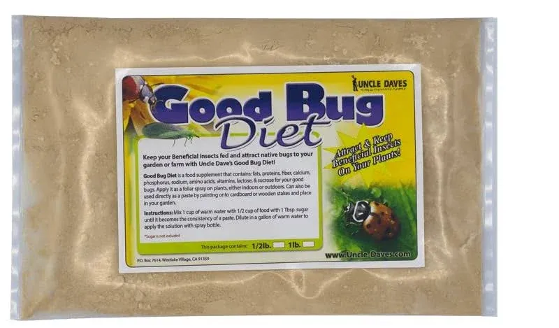 Good Bug Diet .5lb. - Beneficial Bug Attractant