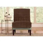 Deluxe Chair Furniture Cover Armless Protector Pet - Kids Chocolate  26”W x 50”L