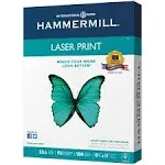 Hammermill Laser Print Office Paper, 98 Brightness, 8.5" x 11", White - 500 sheets