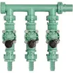 Orbit 91207 3-Valve Preassembled Manifold Poly Pipe