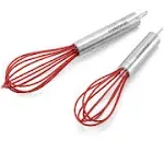 Farberware Professional Silicone Mini Whisks (Red, Set of 2)