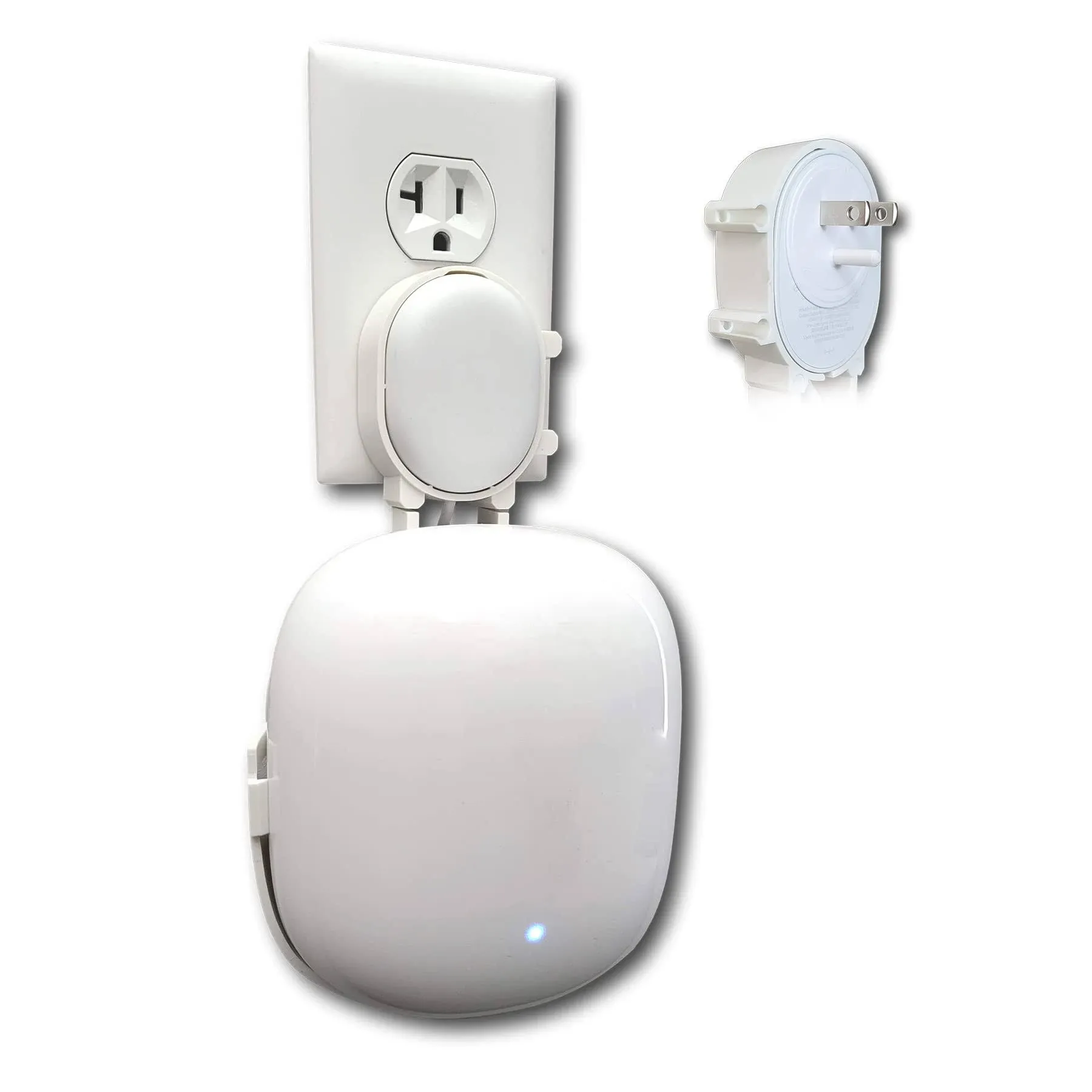 Mount Genie - The Easy Outlet Holder for Nest WiFi Pro (1-Pack) - White