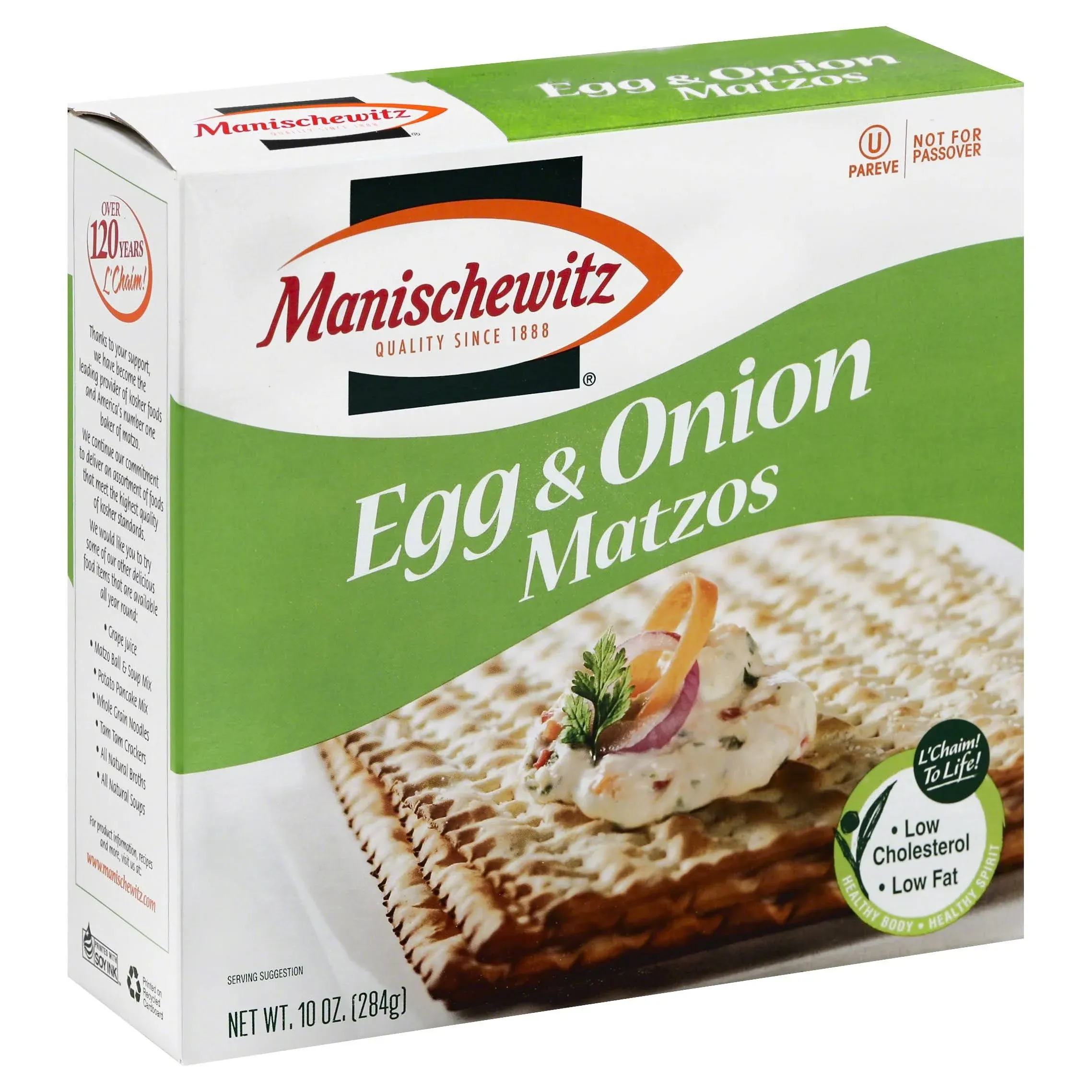 Manischewitz Matzo Egg & Onion