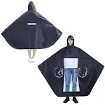 Unisex Adult Poncho Waterproof Rain Poncho Outdoors Bike Ebike Motorcycle Scooter Cycling Jacket Raincoat Cape Rain Cover