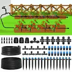 MIXC 230FT Drip Irrigation System,Quick Connector Garden Watering System Auto...