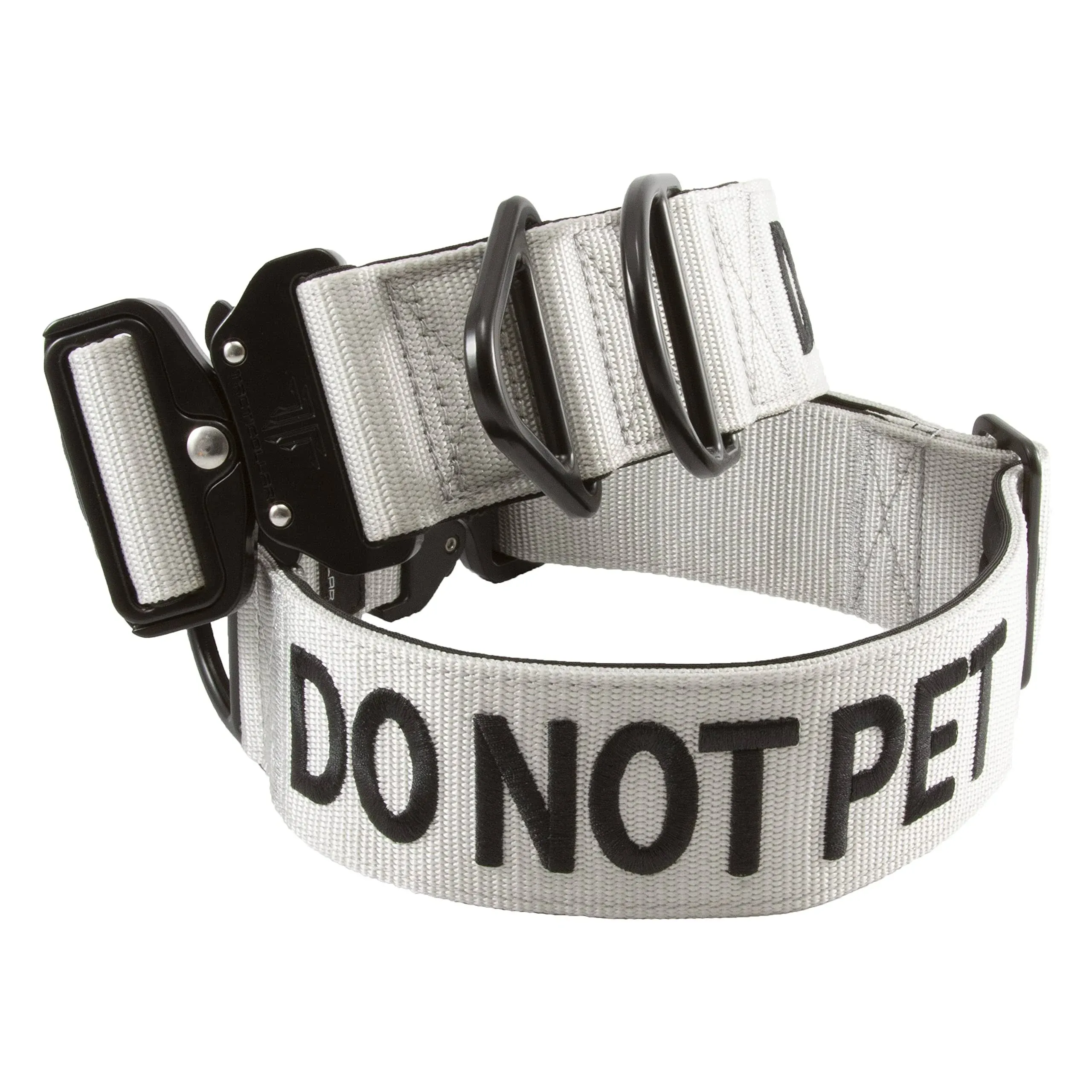 Tacticollar - Do Not Pet, 2 inch Nylon Collar for Small, Medium and Large Dogs ...