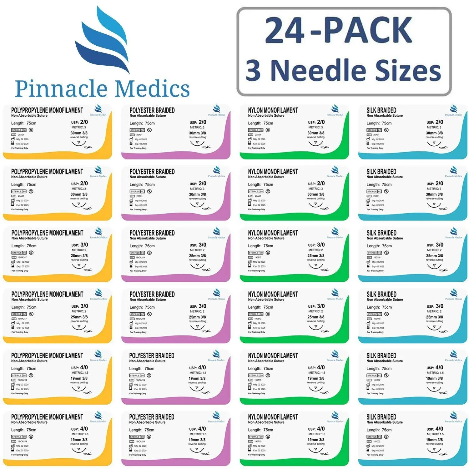 Pinnacle Medics Practice Sutures