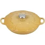 Le Creuset Signature Enameled Cast Iron 2.25-Quart Petal Braiser - Honey