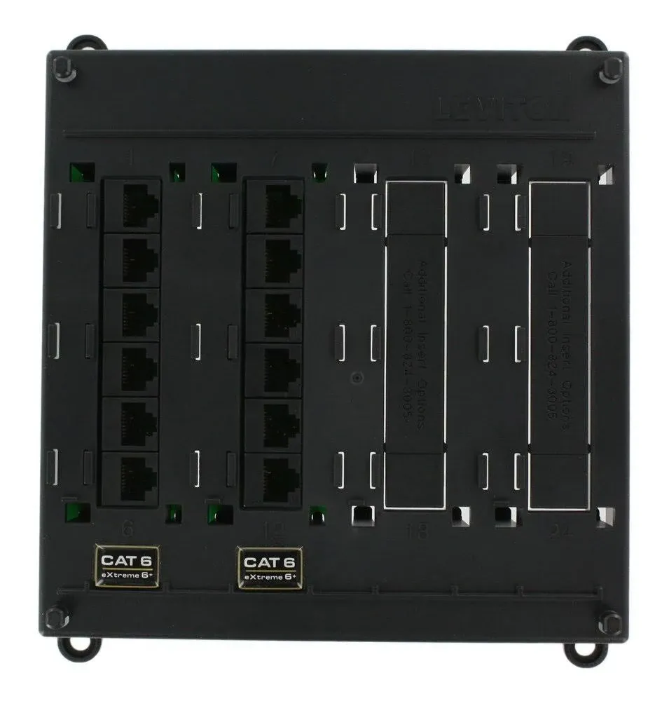 Leviton Twist and Mount Patch Panel