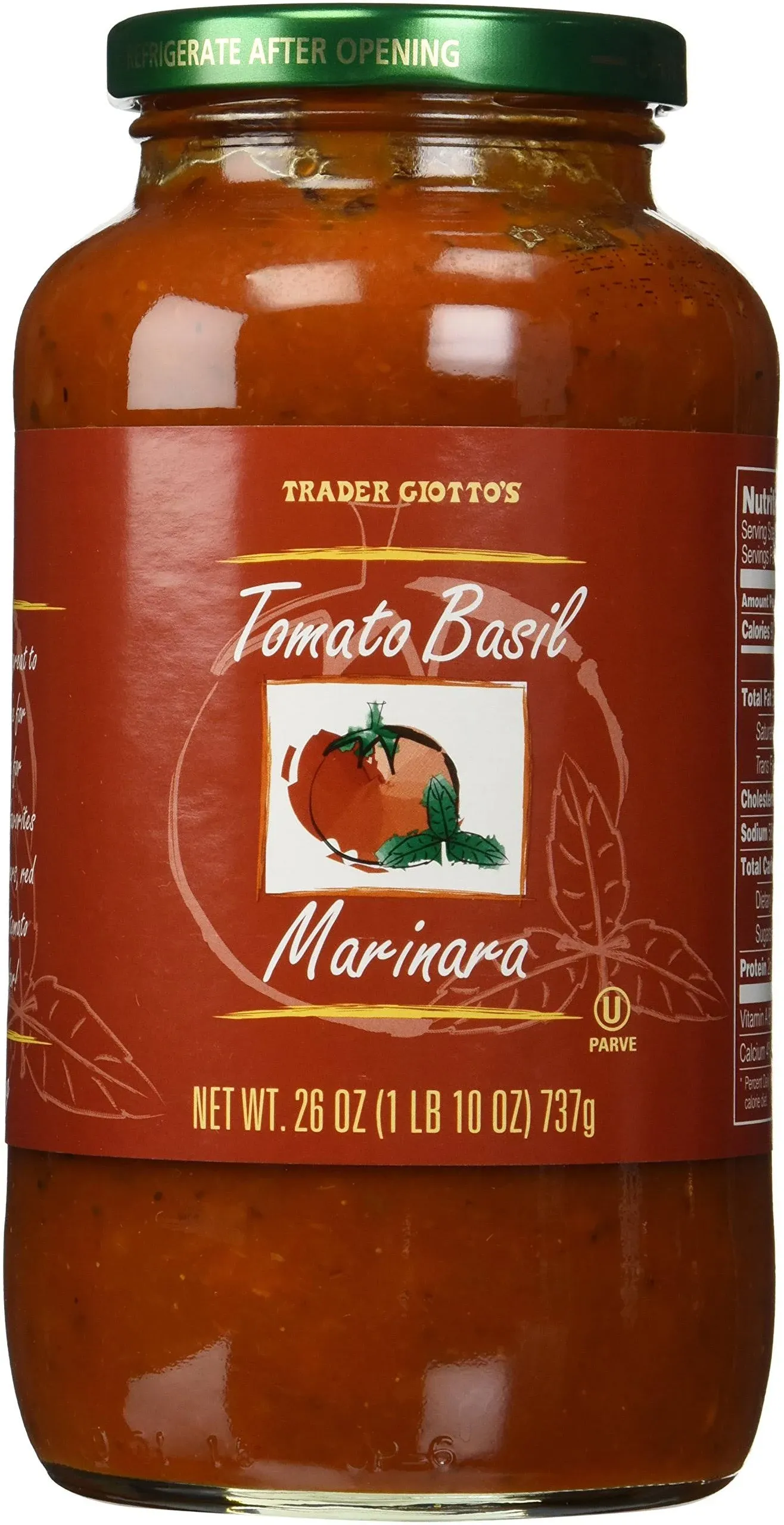 Trader Joe's "Trader Giotto's" Tomato Basil Marinara Sauce