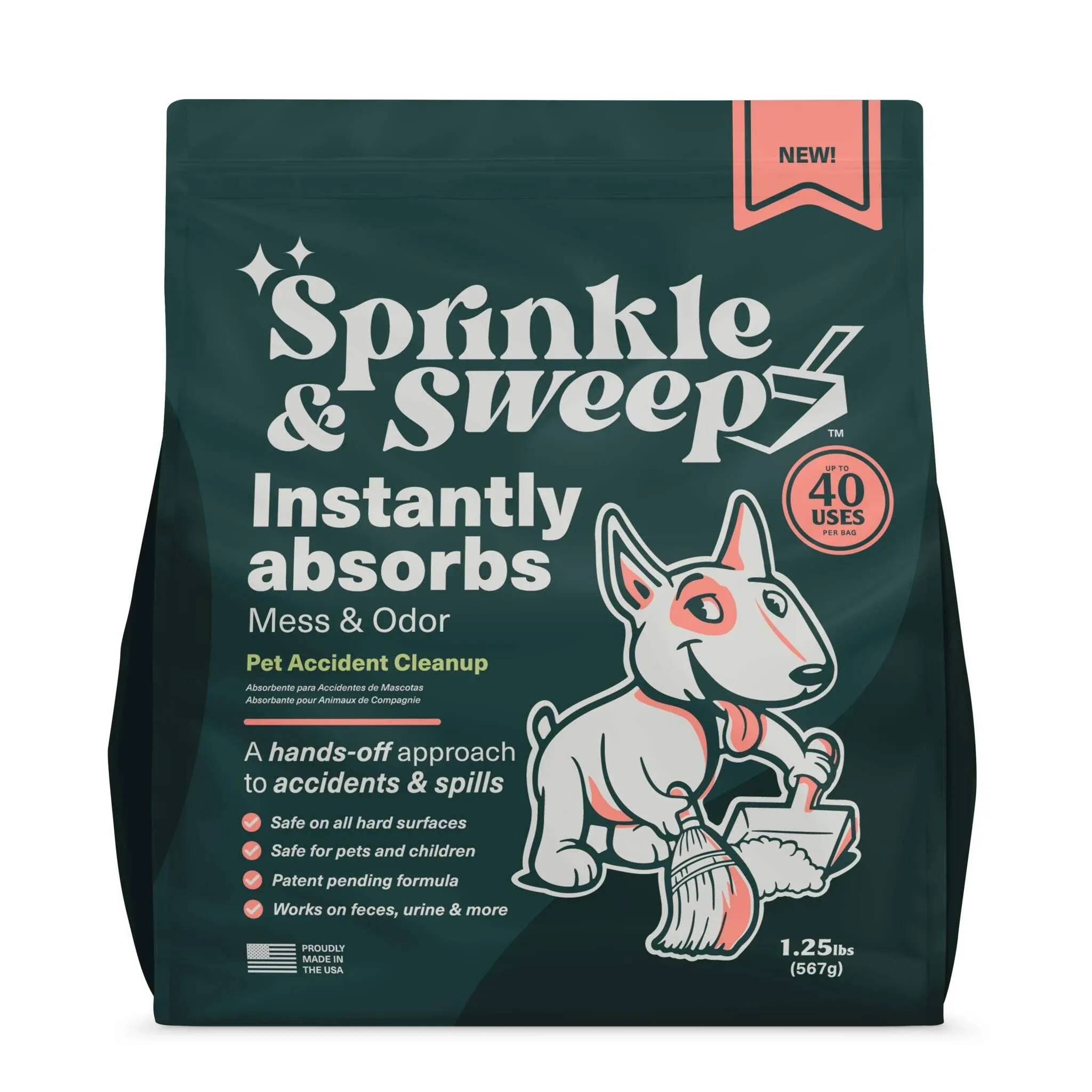 Sprinkle & Sweep Pet Accident Cleanup