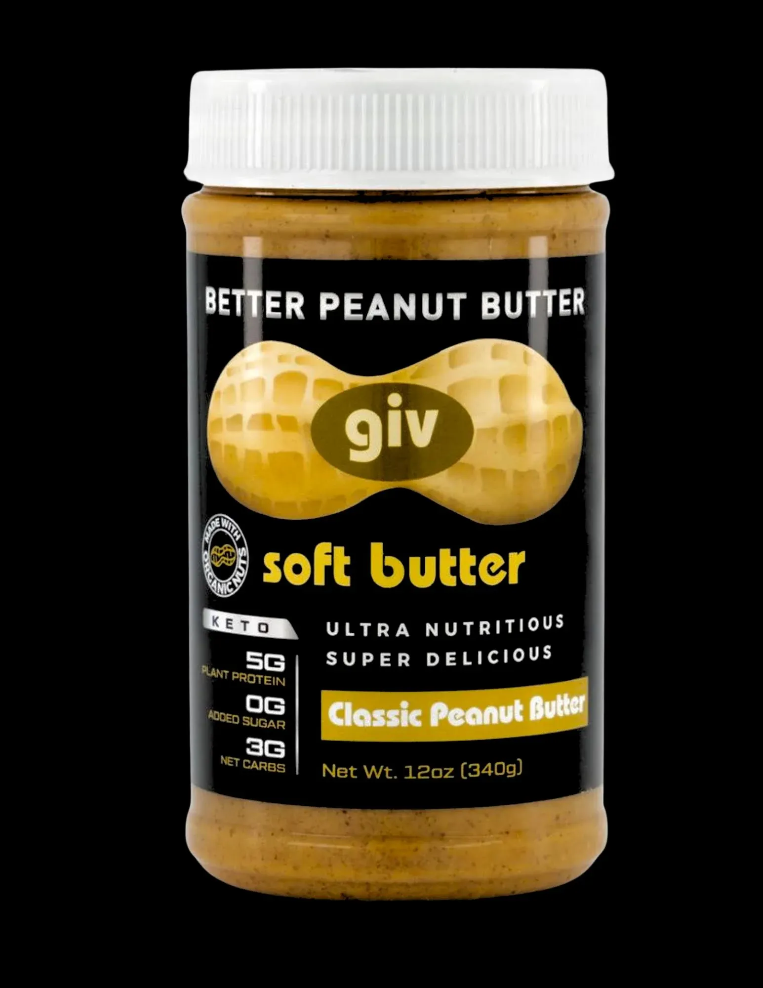 Giv Soft Butter Organic Keto Peanut Butter