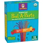 Annie's Organic Fruit Peel-A- Parts Strawberry and Fruit Punch 12 Packs