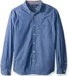 Nautica Men's Classic-Fit Stretch Button-Down Shirt - Riviera Blue