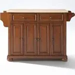 Durable Solid Hardwood Kitchen Island | Elegant Raised Panel Doors | Ample Storage Space | White Finish