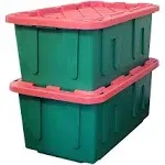 Homz Durabilt 27 Gallon Heavy Duty Storage Tote