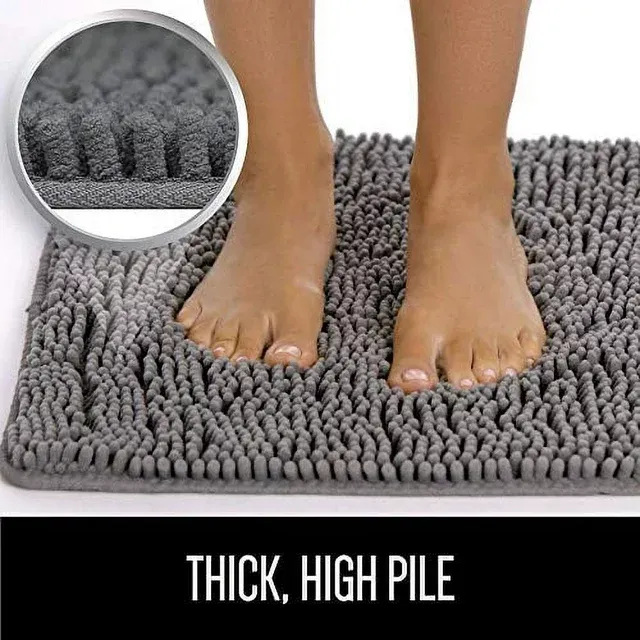 Gorilla Grip Chenille Bath Rug