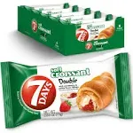 7Days Soft Croissant, Strawberry & Vanilla Croissant, Breakfast Pastry, Individually Wrapped On The Go Snack, Non-GMO, 2.65 Ounce (Pack of 6)