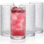 Soultimes Vintage Glass Cups Set of 4