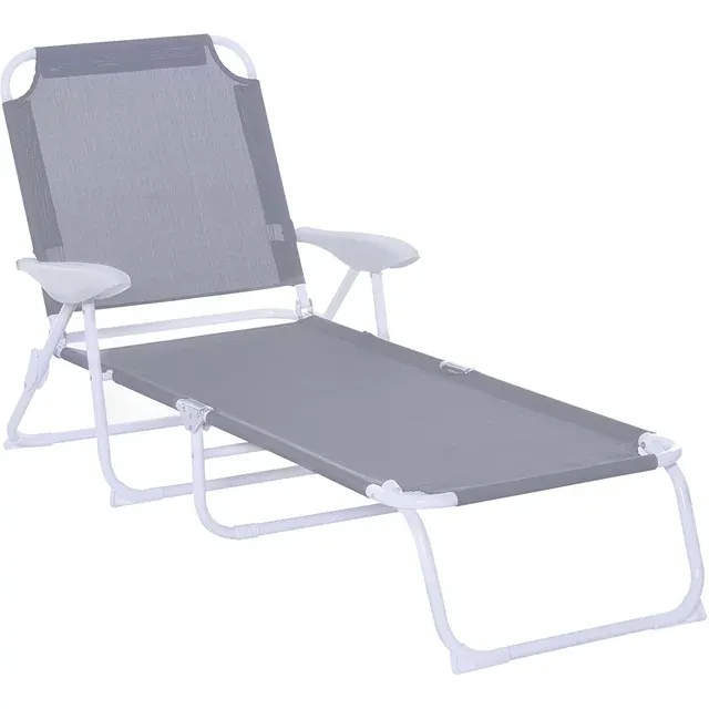 Outsunny Folding Chaise Lounge