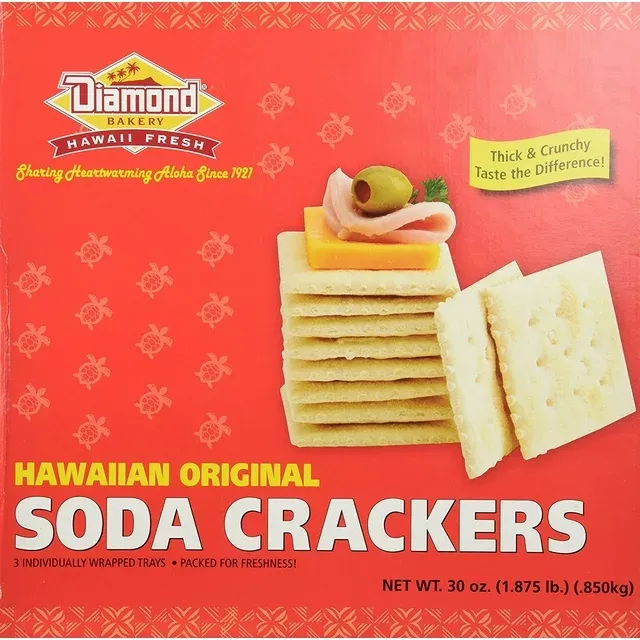 Diamond Bakery Hawaiian Original Soda Crackers, 30 Oz.