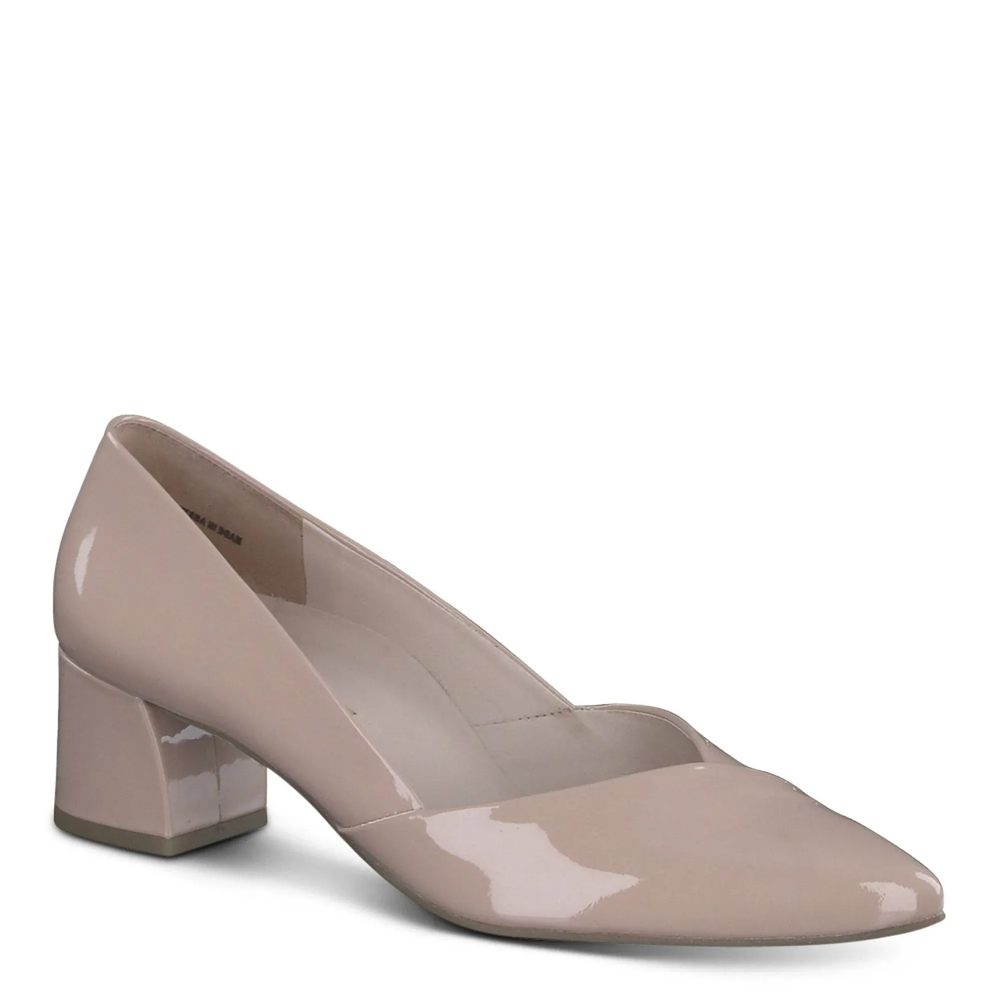 Paul Green Rendi Pointed Toe Pump in Frappe Soft Patent