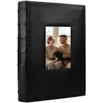 Photo Album 4x6 300 Photos with Memo Area Leather Cover Large Capacity Slip-i...