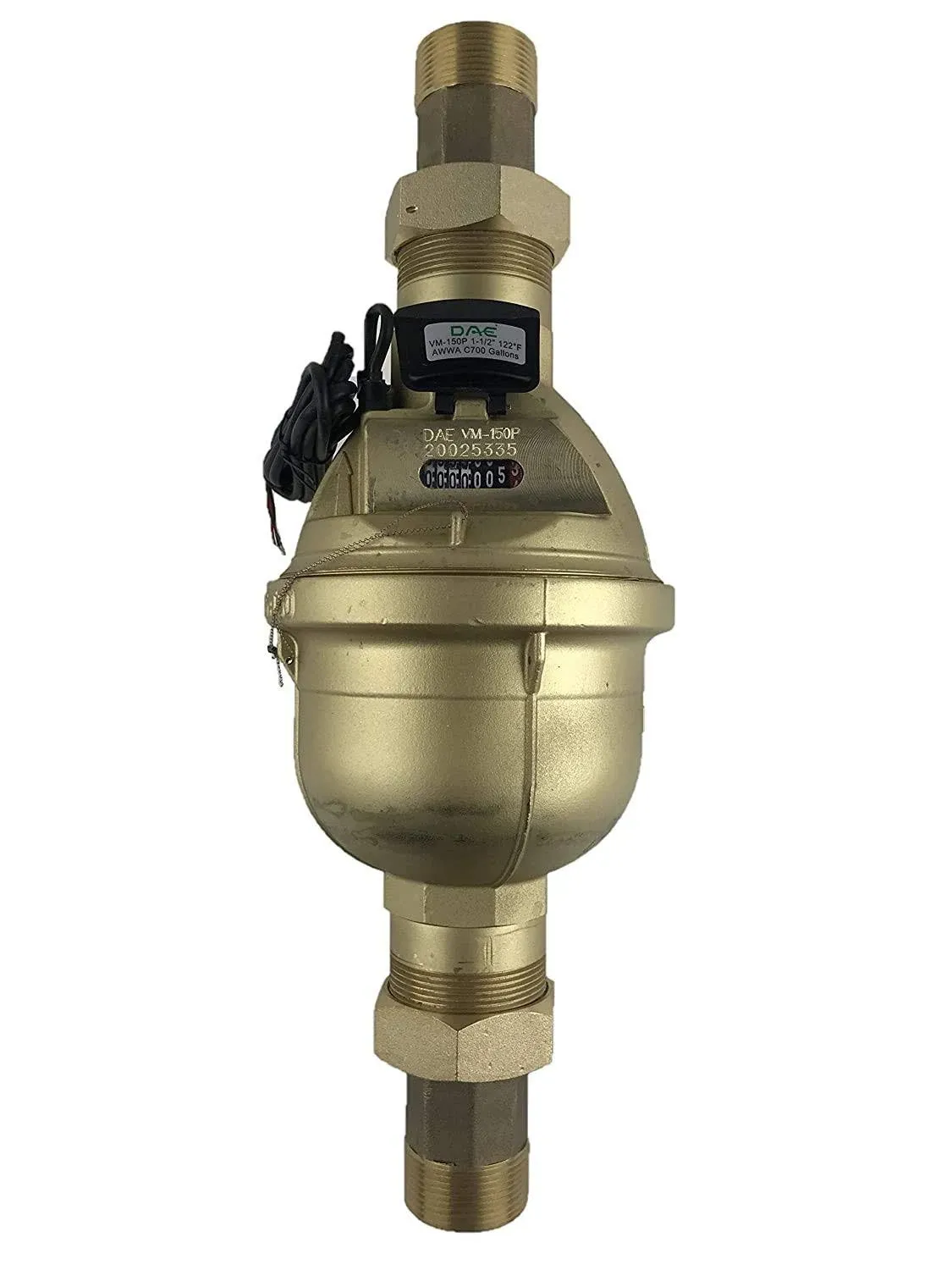 Dae Vm-150p 1.5” Positive Displacement Water Meter with Pulse Output