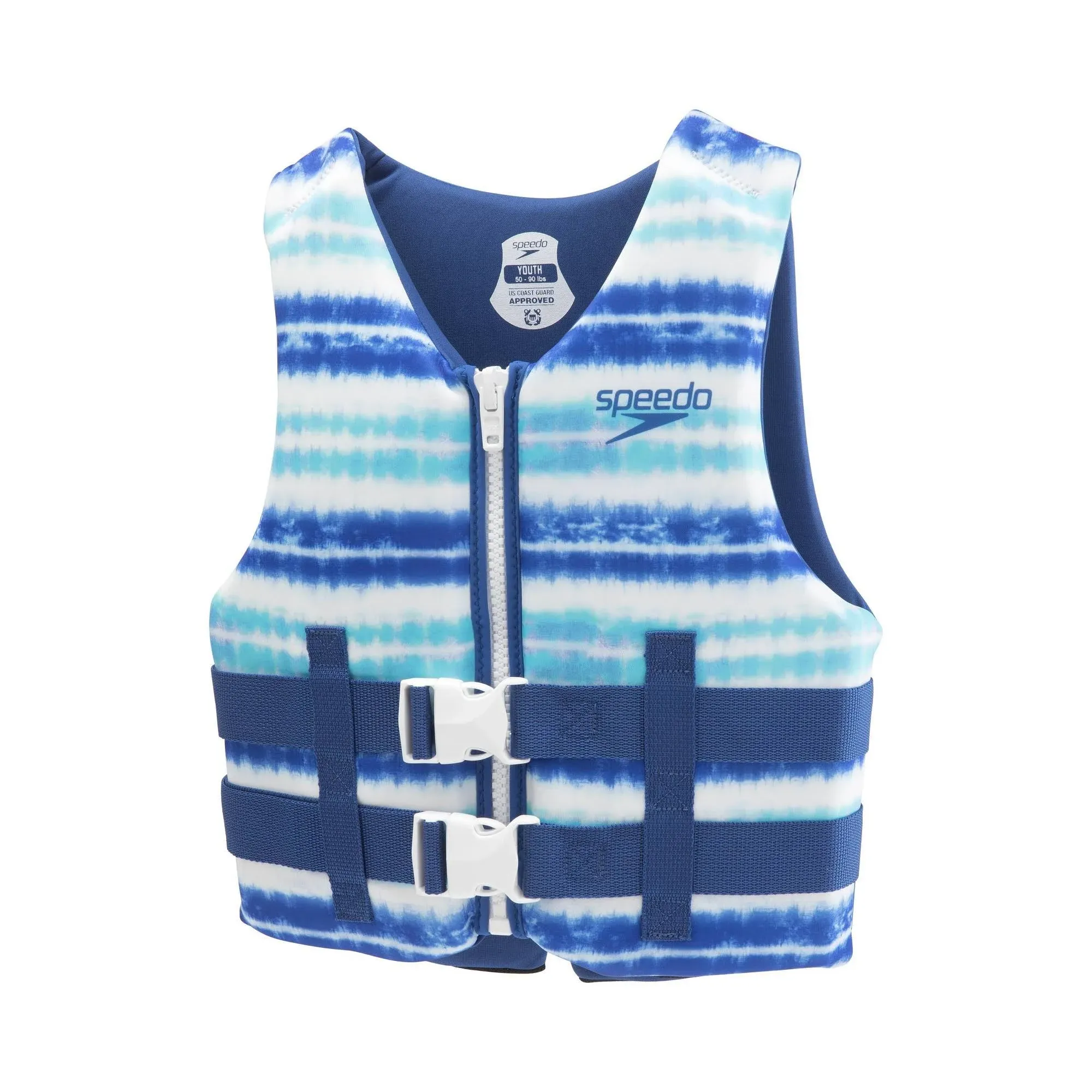 Speedo Youth Life Jacket Vest - Blue Tie-Dye