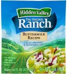 Hidden Valley Buttermilk Ranch Salad Dressing Seasoning Mix